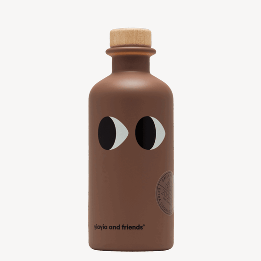 Yiayia & Friends truffle-flavoured extra virgin olive oil 200ml, brown bottle