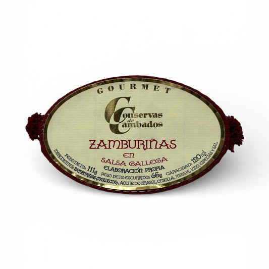 CONSERVAS DE CAMBADOS Zamburinas in Salsa Gallega 111g