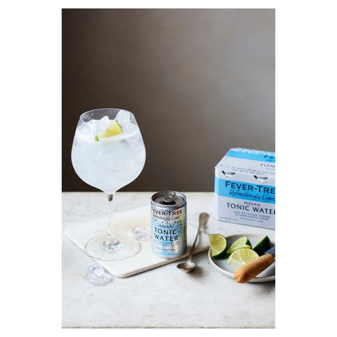 FEVER-TREE Refreshingly Light Tonic Water Cans 8 x 150ml