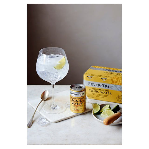 FEVER-TREE Premium Indian Tonic Water Cans 8 x 150ml