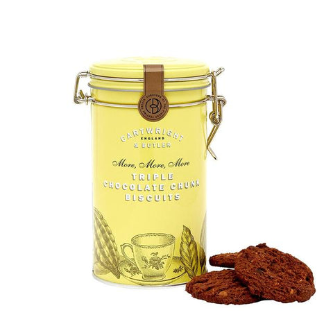 CARTWRIGHT & BUTLER Triple Choc Chunk Biscuits in Tin 200g