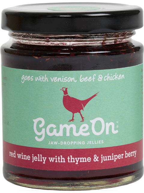 GAMEON Red Wine Jelly with Thyme & Juniper 195g