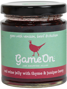 GAMEON Red Wine Jelly with Thyme & Juniper 195g