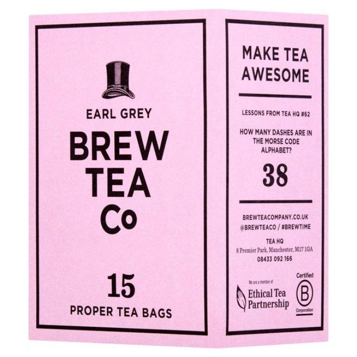 BREW TEA CO Earl Grey Tea Bags