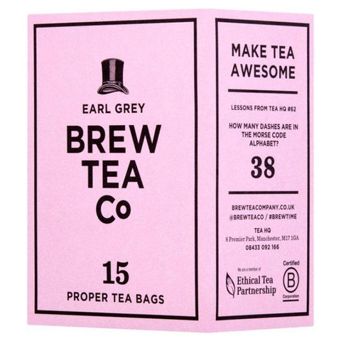 BREW TEA CO Earl Grey Tea Bags x 15