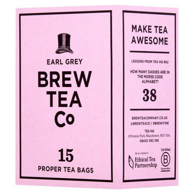 BREW TEA CO Earl Grey Tea Bags x 15