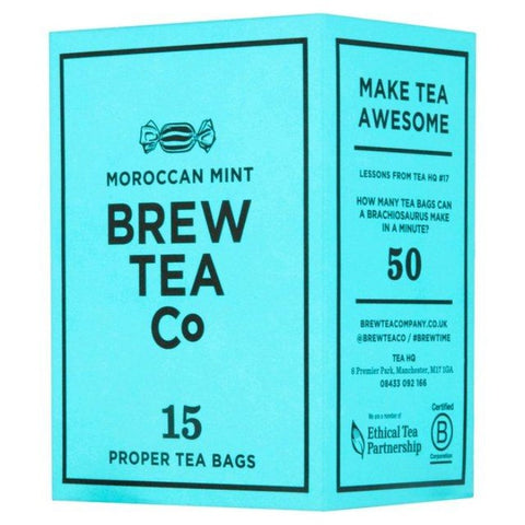 BREW TEA CO Moroccan Mint Tea Bags x 15