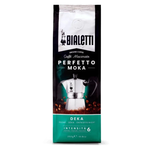 BIALETTI Perfetto Moka Decaf Ground Coffee 250g