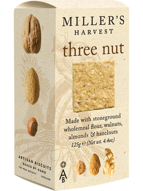 MILLER'S HARVEST Three Nut 125g