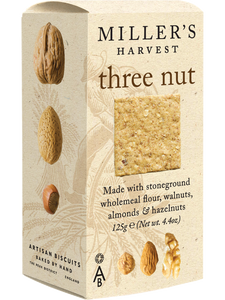 MILLER'S HARVEST Three Nut 125g