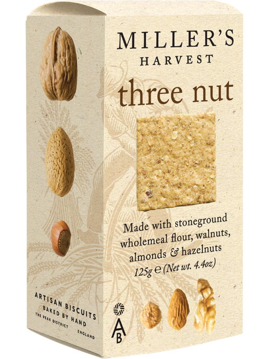 MILLER'S HARVEST Three Nut 125g