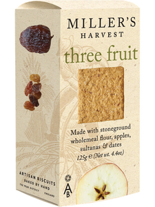 MILLER'S HARVEST Three Fruit 125g