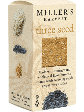 MILLER'S HARVEST Three Seed 125g