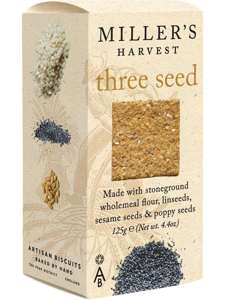 MILLER'S HARVEST Three Seed 125g