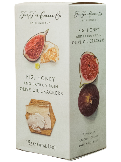 THE FINE CHEESE CO. Fig, Honey & Extra Virgin Olive Oil Crackers 125gr