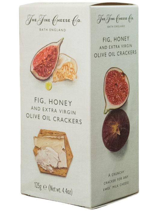 THE FINE CHEESE CO. Fig, Honey & Extra Virgin Olive Oil Crackers 125gr