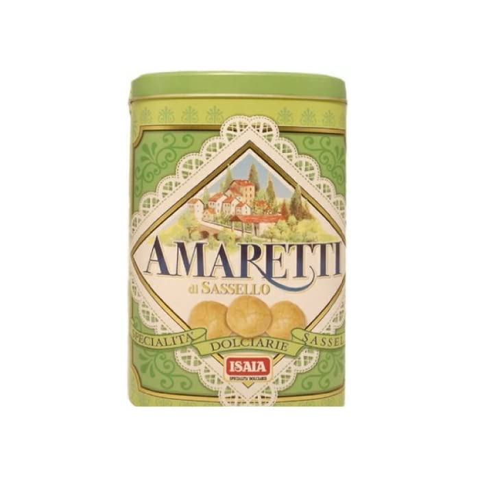 ISAIA Sassello Soft Amaretti in Oval Tin 200g