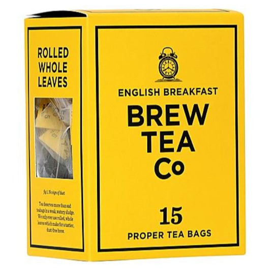 BREW TEA CO English Breakfast Tea Bags