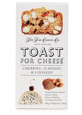 THE FINE CHEESE CO. Gluten-Free Toast for Cheese Cherries, Almonds & Linseeds 100g