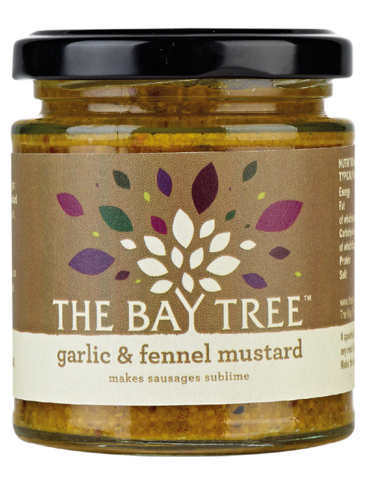 THE BAY TREE Garlic & Fennel Mustard 180g