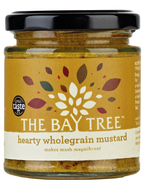 THE BAY TREE Hearty Wholegrain Mustard 180g