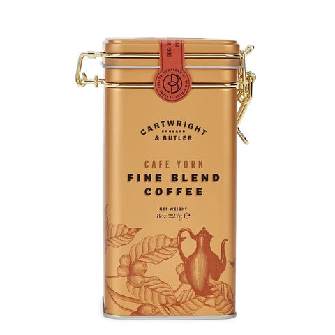 CARTWRIGHT & BUTLER Café York Fine Blend Ground Coffee in Tin 227g