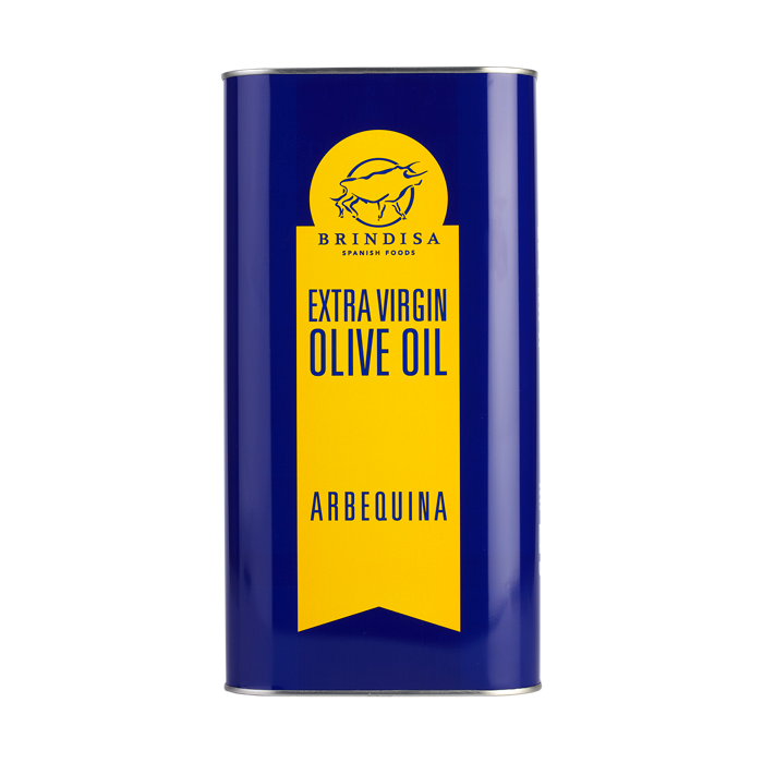 Brindisa Arbequina Olive Oil 1L bottle front