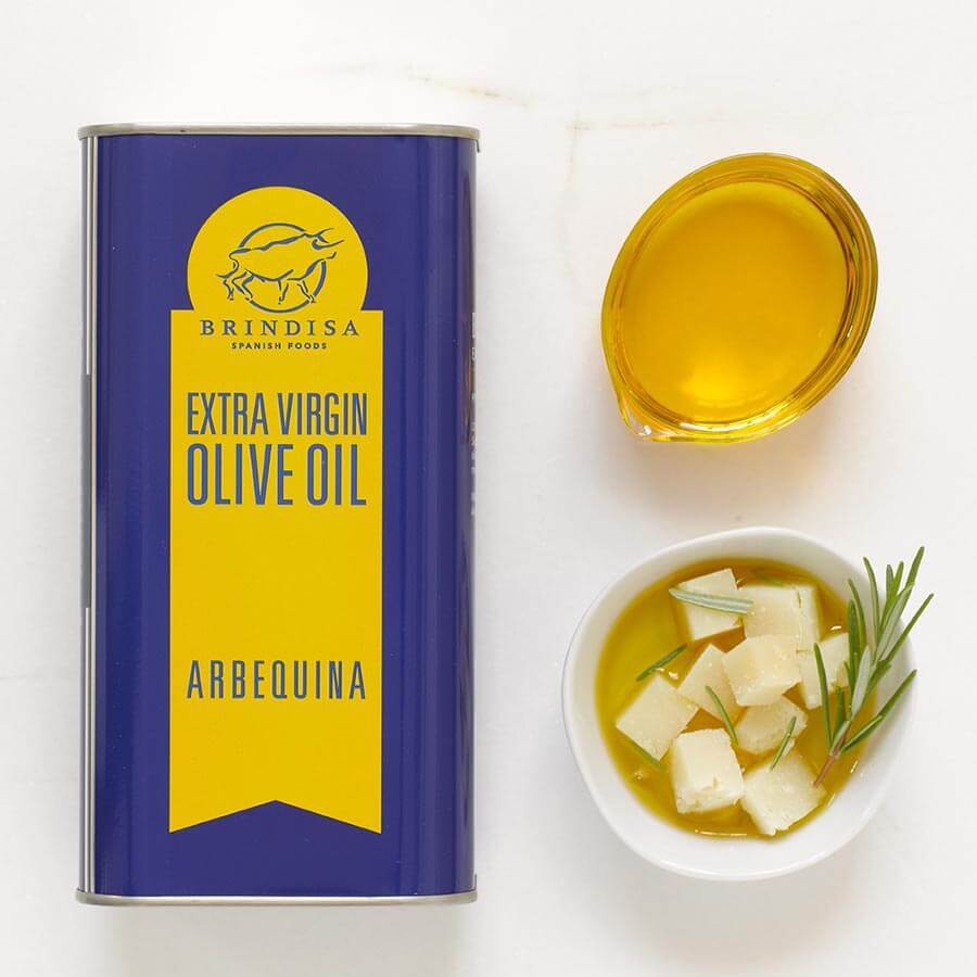 Brindisa Arbequina Olive Oil 1L additional bottle view