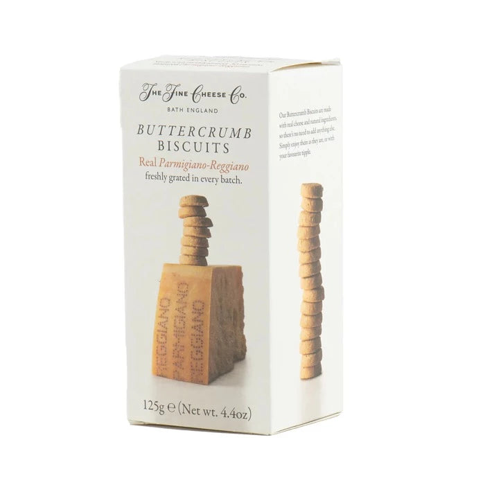 The Fine Cheese Co. Parmigiano-Reggiano Buttercrumb Biscuits 125g