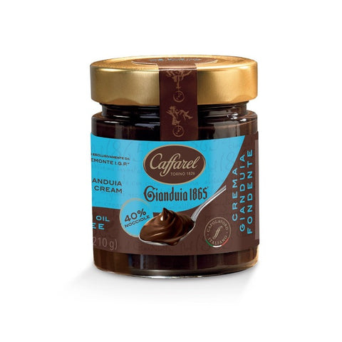 CAFFAREL Dark Gianduia Spread Cream 210gr