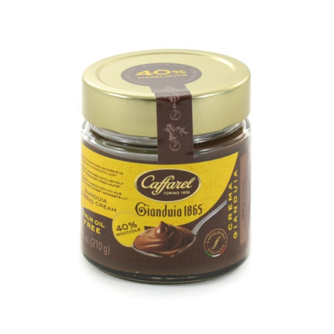 CAFFAREL Premium Gianduia Spread with 40% Hazelnuts 210g