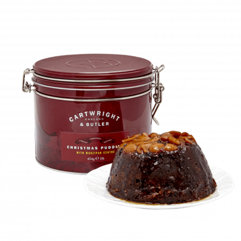 CARTWRIGHT & BUTLER Christmas Pudding With Marzipan Centre 454g