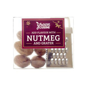 GREEN CUISINE Gift Pack of Nutmegs with Grater