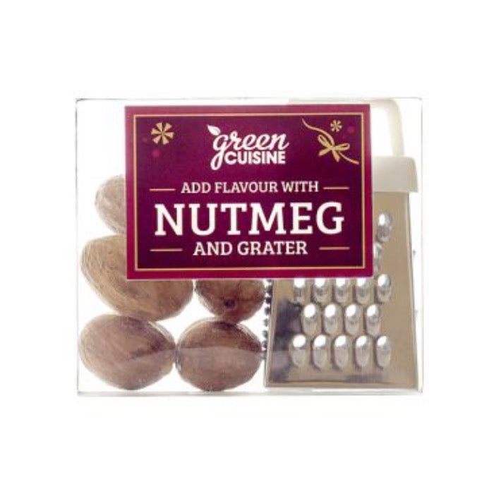 GREEN CUISINE Gift Pack of Nutmegs with Grater