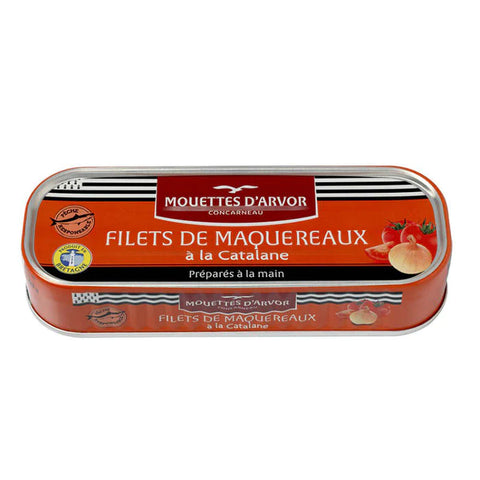 MOUETTES D'ARVOR Mackerel Fillets a la Catalane sauce 176g