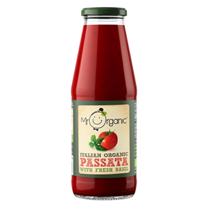 MR ORGANIC Italian Organic Passata With Fresh Basil 690g