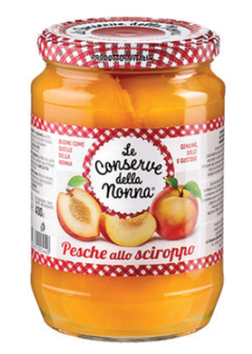 LE CONSERVE DELLA NONNA Peach in syrup 690gr