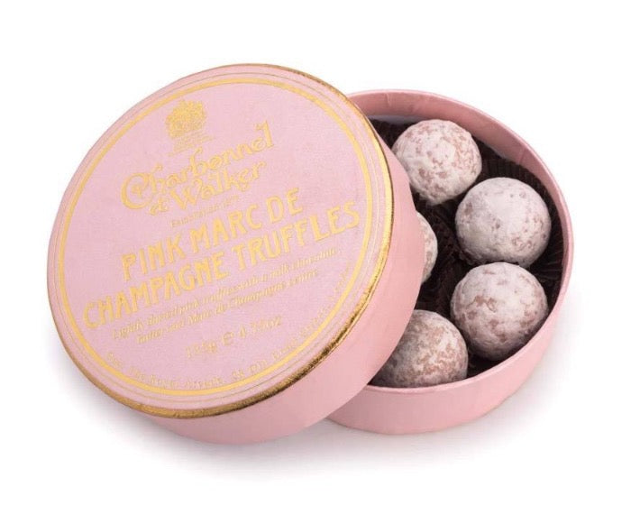 Charbonnel et Walker Pink Marc de Champagne Chocolate Truffles