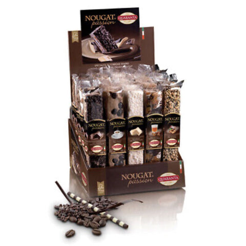 QUARANTA Nougat Creme Bar Chocolate Selection 100gr