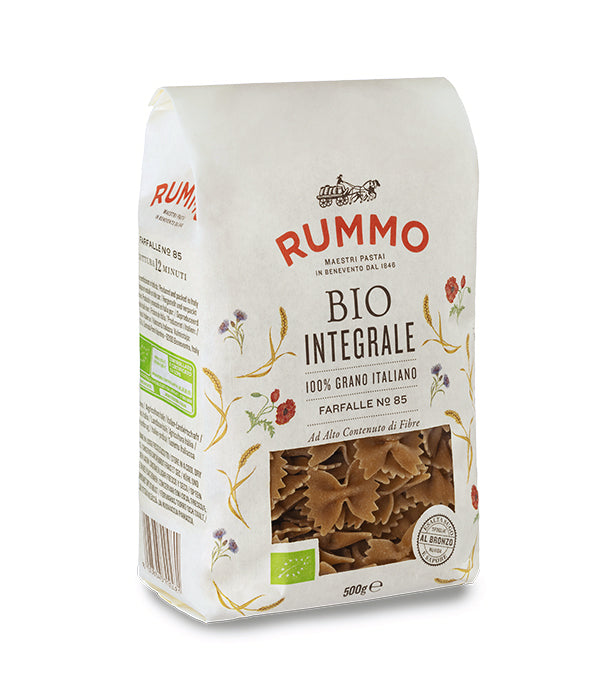 RUMMO Wholemeal Organic Farfalle 500gr