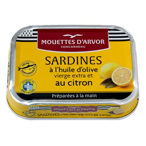 MOUETTES D'ARVOR Sardines with Lemon Confit and Spices 115g