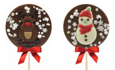 BON BON'S GOURMET Christmas Chocolate Lolly 50g