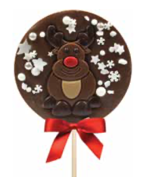 BON BON'S GOURMET Christmas Chocolate Lolly 50g