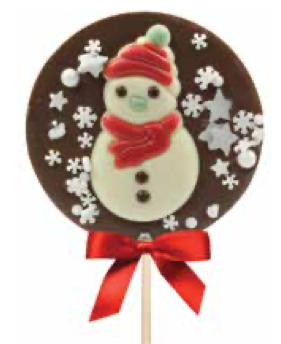 BON BON'S GOURMET Christmas Chocolate Lolly 50g