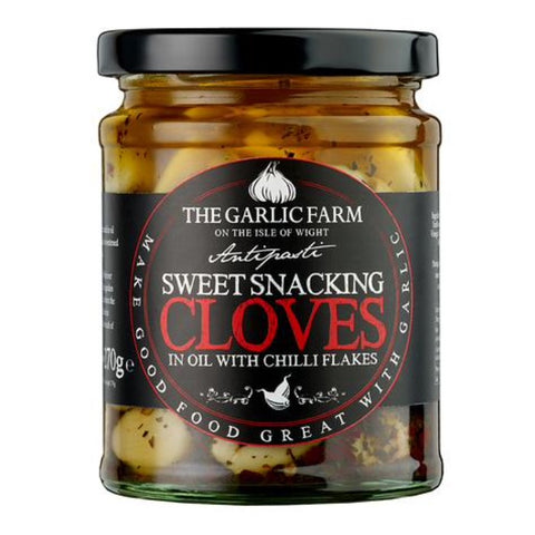 THE GARLIC FARM Sweet Snacking Cloves with Chilli 270g