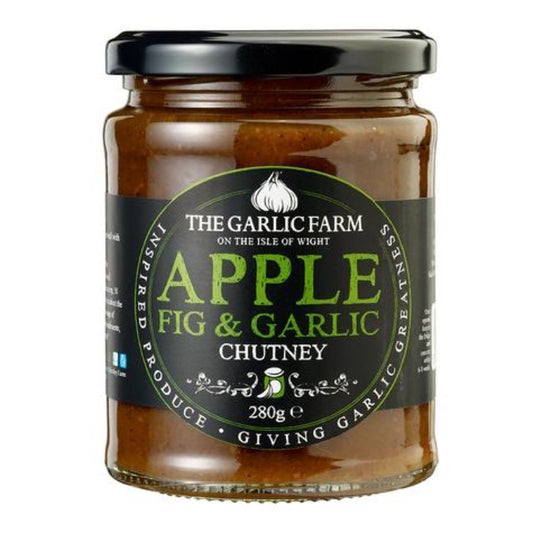The Garlic Farm Fig, Apple and Garlic Chutney 282g