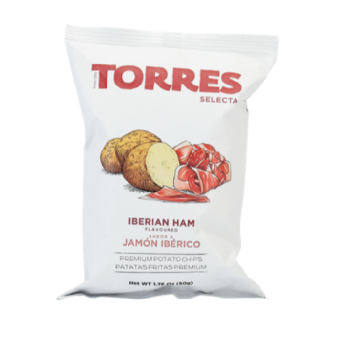 TORRES IBERICO Ham Potato Crisps 50g