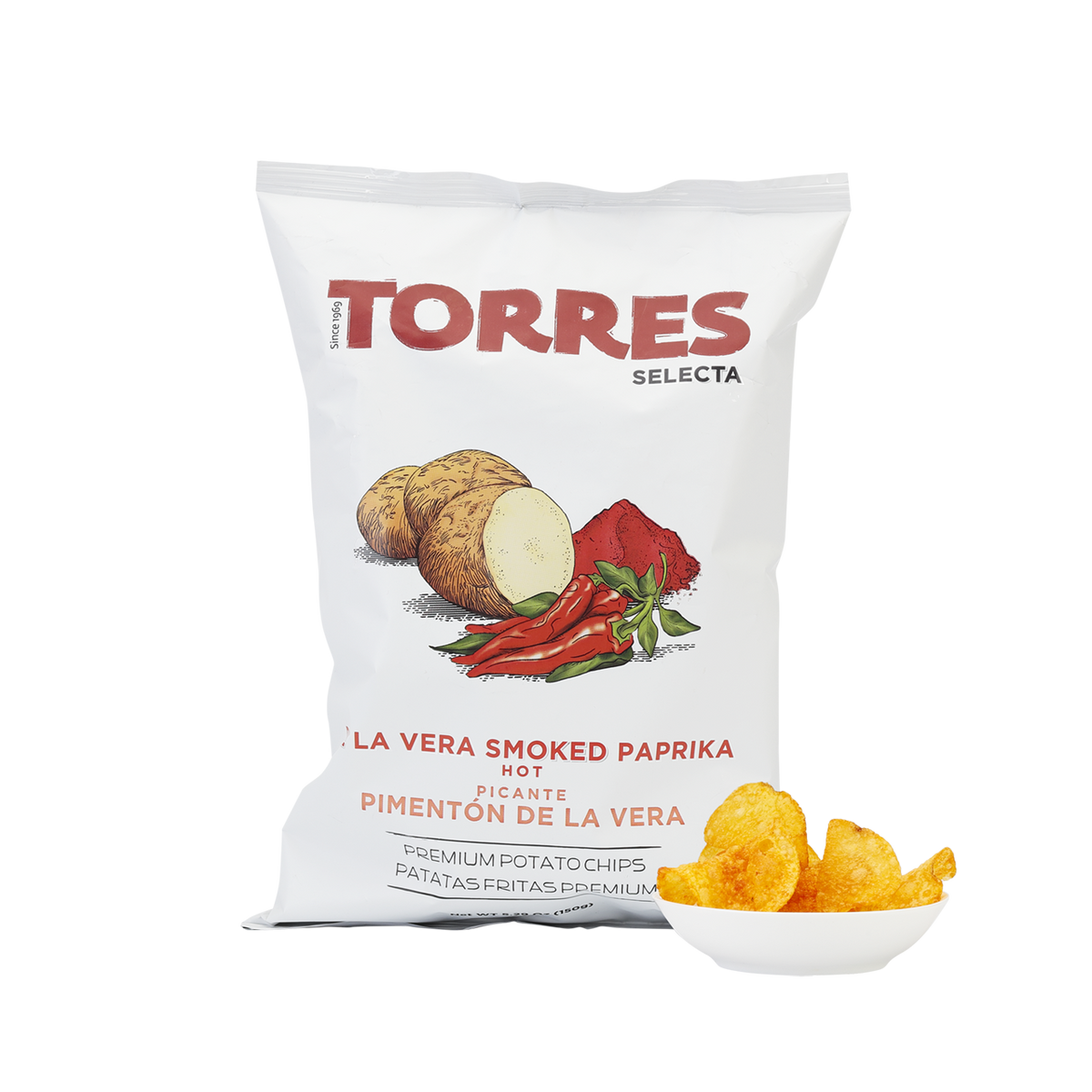 Torres Smoked Paprika Potato Crisps 150g