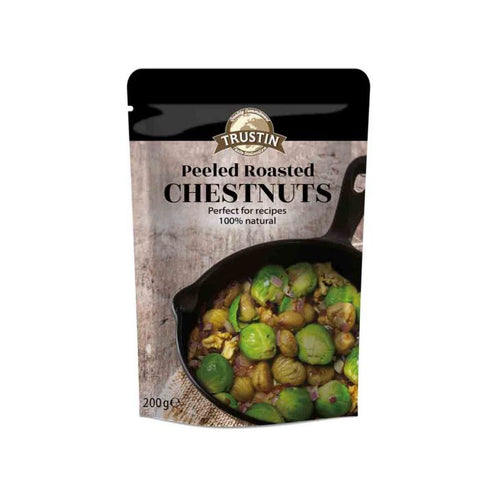 TRUSTIN FOODS Peeled Roasted Chestnuts 200g