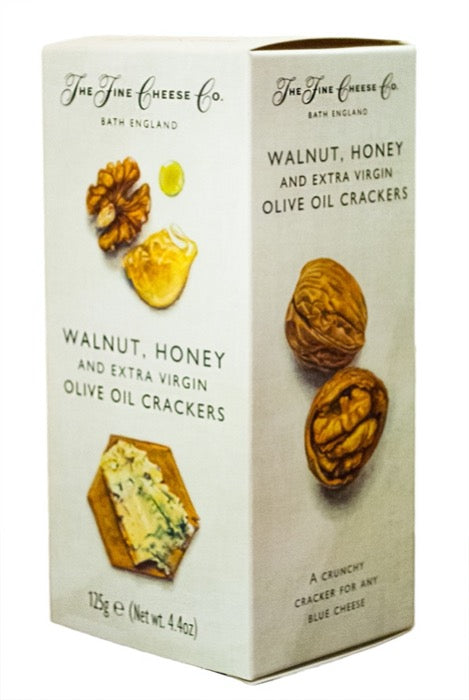THE FINE CHEESE CO. Walnut, Honey & Extra Virgin Olive Oil Crackers 125gr